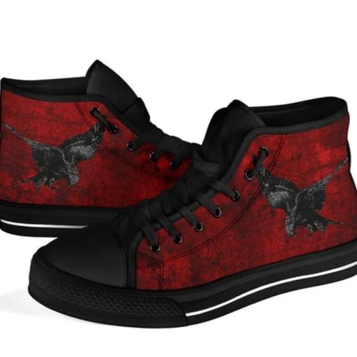 Blood RAVEN Gothic Sneakers, FREE Shipping - Image 5