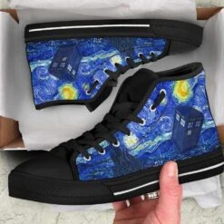 Van Gogh & The Doctor, Women's High Top Sneakers, FREE Shipping