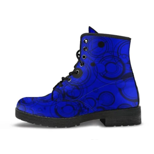 Blue Gallifrey, Men's Vegan Boots, FREE Shipping - Image 2