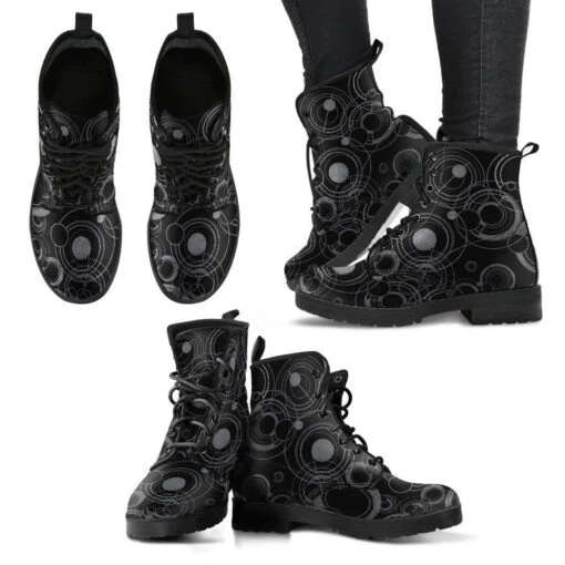 Gallifreyan Vegan Women's Boots, FREE Shipping - Image 5