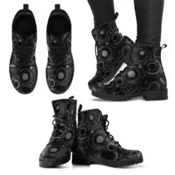 Men's Gallifreyan Vegan Boots, FREE Shipping -Vintage Veil Clothing Store REG573 f5985d18 c2aa 41e4 80a6 78fd7d80175e