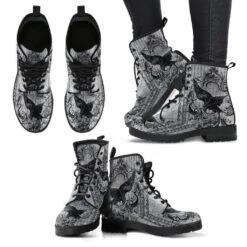 RAVEN Gothic Grey, Vegan Men's Boots, FREE Shipping -Vintage Veil Clothing Store REG583 153ccf6a 7ed0 473c bab7 b84636d252cc
