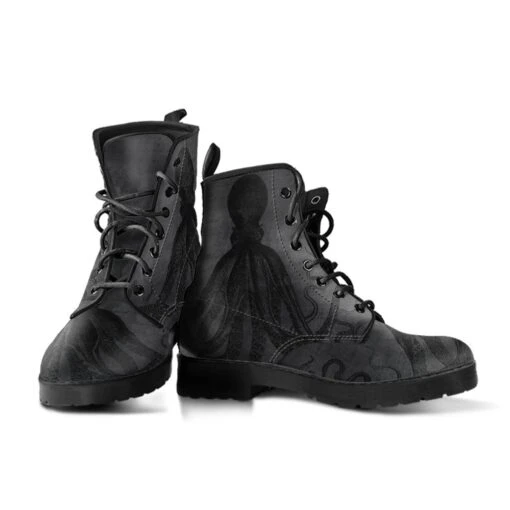 Straight Up Kraken, Men's Vegan Boots, FREE Shipping - Image 2