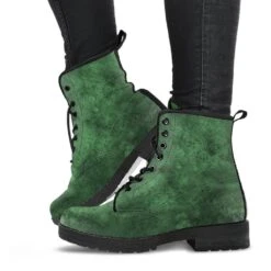 Green Mood, Vegan Women's Boots, FREE Shipping -Vintage Veil Clothing Store REG67DEEPSEAGREEN1