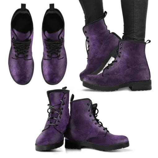 Purple Mood, Vegan Women's Boots - Image 5