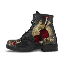 Alice In Wonderland Gothic Lace, Men's Vegan Boots, FREE Shipping -Vintage Veil Clothing Store REG80BAIWGOTHIC d29b729a 1080 4ccc a696 1376d5d1278b