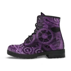 Purple Steampunk Vegan Women's Boots, FREE Shipping -Vintage Veil Clothing Store REG85SteampunkGearspurple 6987af3c e65b 45b4 a590 869cf0344a88