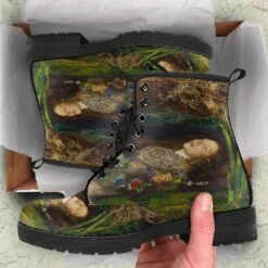 Ophelia Vegan Women's Boots, FREE Shipping -Vintage Veil Clothing Store REG90JOHNEVERETTMILLAISOPHELIA4