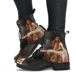 Lady Of Shalott, Vegan Women's Boots, FREE Shipping -Vintage Veil Clothing Store REG91LADYOFSHALOTT.1jpg