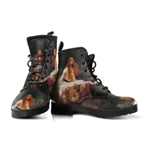 Lady Of Shalott, Vegan Women's Boots, FREE Shipping - Image 4