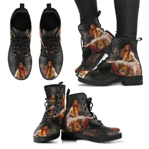 Lady Of Shalott, Vegan Women's Boots, FREE Shipping - Image 5