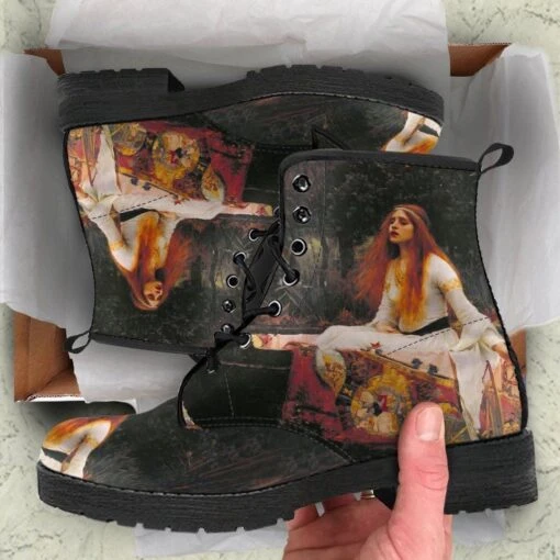 Lady Of Shalott, Vegan Women's Boots, FREE Shipping - Image 6