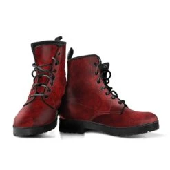 Red Gothic Grunge, Men's Vegan Boots, FREE Shipping -Vintage Veil Clothing Store REG95REDGOTHICGRUNGE2 53c2ca53 c412 493d ad45 668214b22035