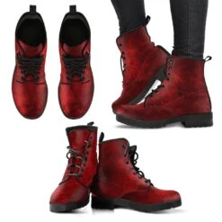 Red Gothic Grunge, Men's Vegan Boots, FREE Shipping -Vintage Veil Clothing Store REG95REDGOTHICGRUNGE3 c111c6b6 5559 4a4c acda 1dc32c1e3116