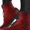 Red Gothic Grunge, Men's Vegan Boots, FREE Shipping -Vintage Veil Clothing Store REG96REDGOTHICGRUNGE 04ef7b85 417a 40d3 a5d4 7d72abfa493a