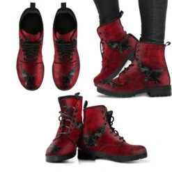 Blood RAVEN Men's Boots, FREE Shipping -Vintage Veil Clothing Store RRAV1redraven4