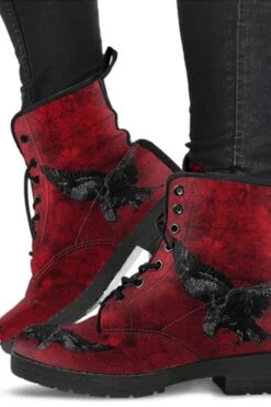 Blood RAVEN, Vegan Women's Boots, FREE Shipping
