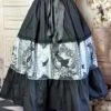 The Raven Gothic Tea Length Skirt -Vintage Veil Clothing Store RavenGothicTeaLengthskirt