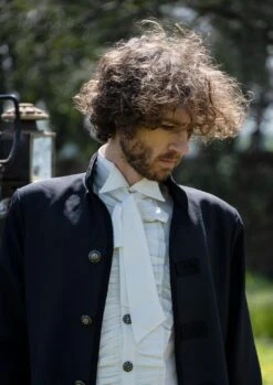 Classic Frock Coat, Custom Sized, Australian Made -Vintage Veil Clothing Store RobertShelbergSeatonfrockcoataristocratshirt