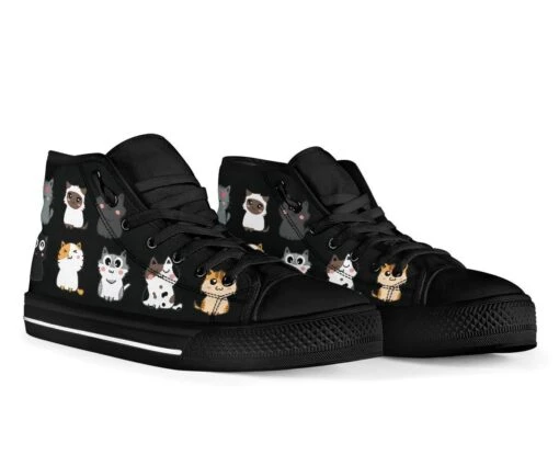Cute Cats, Women's High Top Sneakers, FREE Shipping - Image 6