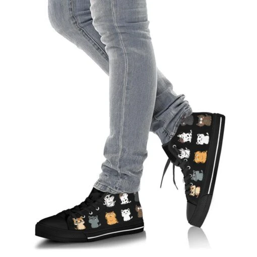 Cute Cats, Women's High Top Sneakers, FREE Shipping - Image 4