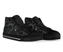 Black Gallifrey, Women's Hi Tops, FREE Shipping -Vintage Veil Clothing Store SN1DoctorWhoGallifreyanBlackHiTopSneakers1 5eca5c14 bcc5 4a2d a4cf fc478681b74e