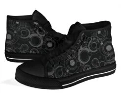 Black Gallifrey, Women's Hi Tops, FREE Shipping -Vintage Veil Clothing Store SN1DoctorWhoGallifreyanBlackHiTopSneakers2 7ddb154f 238c 48fc 918f f565b7fa9ba2