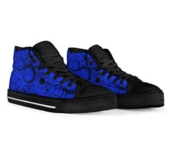 Blue Gallifrey, Men's Hi Tops, FREE Shipping -Vintage Veil Clothing Store SN2DoctorWhoGallifreyanBlueHiTopSneaker1 13a7ab16 a1c0 4e2f 856c 1bfaceab36ee