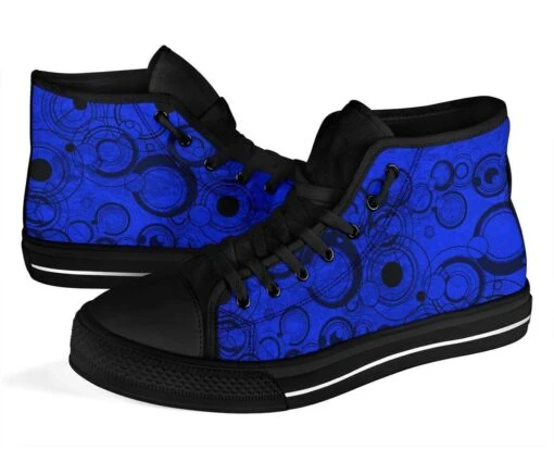 Blue Gallifrey, Men's Hi Tops, FREE Shipping - Image 5