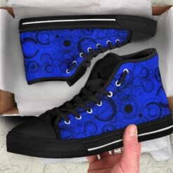 Blue Gallifrey, Men's Hi Tops, FREE Shipping -Vintage Veil Clothing Store SN2DoctorWhoGallifreyanBlueHiTopSneakers4 feeab801 1f6a 4efe 9c2c 6e466d06b556