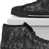 Dance Of Death, Men's High Top Sneakers, FREE Shipping -Vintage Veil Clothing Store SN94800