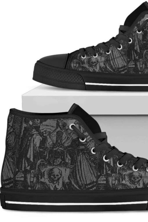 Dance Of Death, Men's High Top Sneakers, FREE Shipping
