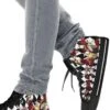 Queen Of Hearts, Women's Sneakers, FREE Shipping -Vintage Veil Clothing Store SNH5QOF800SNEAKERS