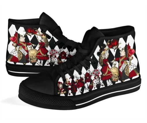 Queen Of Hearts, Women's Sneakers, FREE Shipping - Image 3