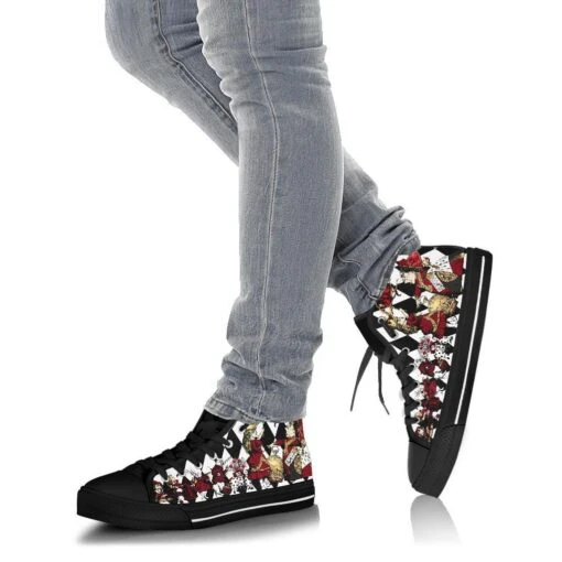 Queen Of Hearts, Women's Sneakers, FREE Shipping - Image 2