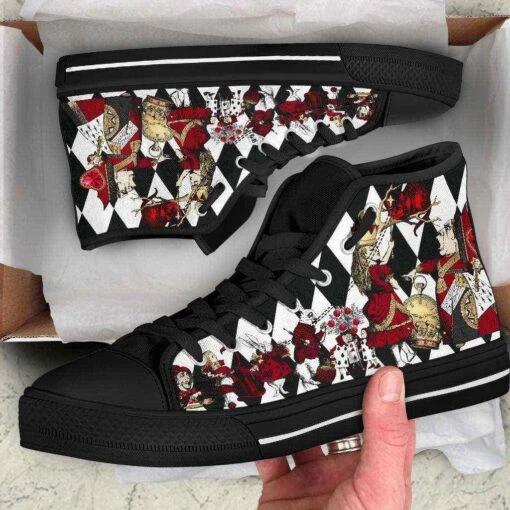 Queen Of Hearts, Women's Sneakers, FREE Shipping - Image 6
