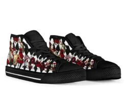 Queen Of Hearts, Women's Sneakers, FREE Shipping -Vintage Veil Clothing Store SNH5QUEENOFHEARTSSNEAKERS1
