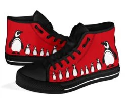 RED Penguin Women's Sneakers, FREE Shipping -Vintage Veil Clothing Store SNPEN22 d0674314 b9c7 403a 9aea 3b0e1beb28da