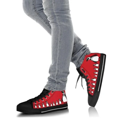 RED Penguin Women's Sneakers, FREE Shipping - Image 2