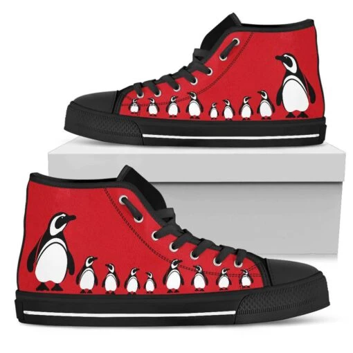RED Penguin Women's Sneakers, FREE Shipping - Image 3