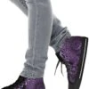 Purple Steampunk Clockwork Women's Sneakers, FREE Shipping -Vintage Veil Clothing Store SNSTEAM3800