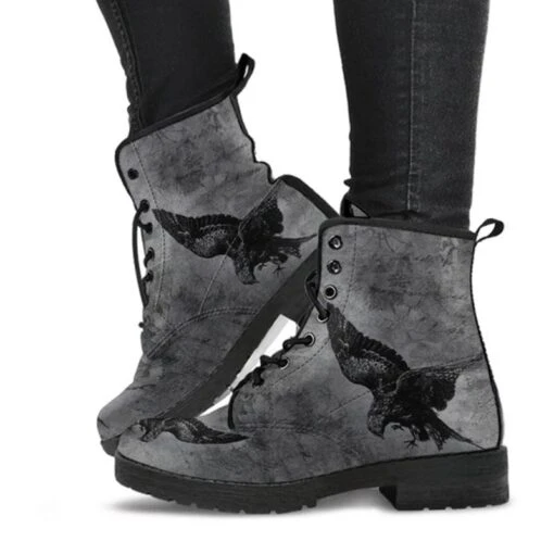 STORM RAVEN, Vegan Women's Boots, FREE Shipping - Image 4