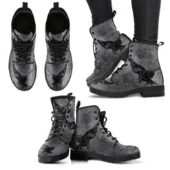 STORM RAVEN, Vegan Women's Boots, FREE Shipping -Vintage Veil Clothing Store STORMRAVENRAV15 0906ee61 c43a 480d 8956 361b80fe2472