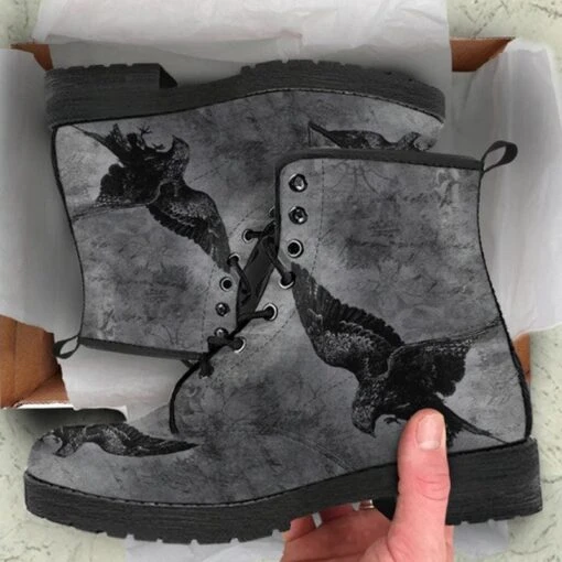 STORM RAVEN, Vegan Women's Boots, FREE Shipping - Image 2
