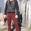 Original Outlaw Trousers - Dark Red, 36, 46" -Vintage Veil Clothing Store Sean1800x1200 2