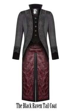 The Black Raven Tail Coat,SOLD OUT