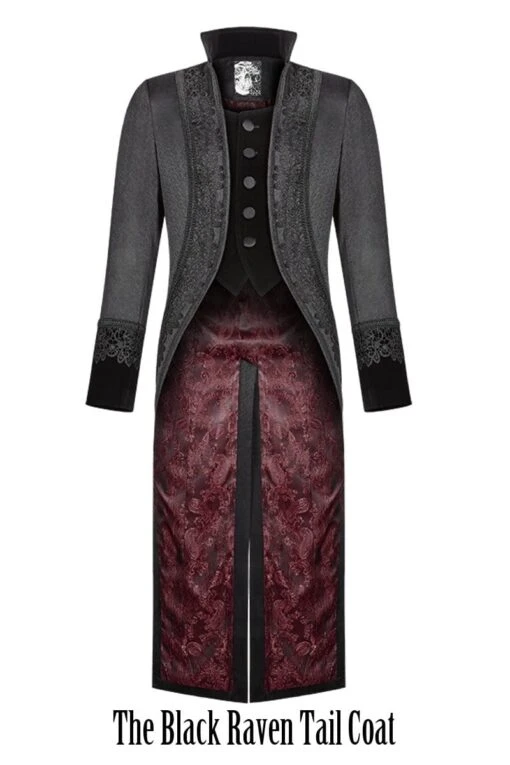 The Black Raven Tail Coat,SOLD OUT