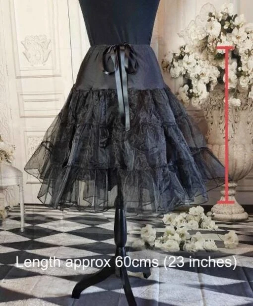 Black Tulle Petticoat For Belle Or 50's Skirts - Image 2