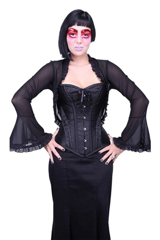 Ebony Turn Of The Century Corset, Custom Sized - Image 7