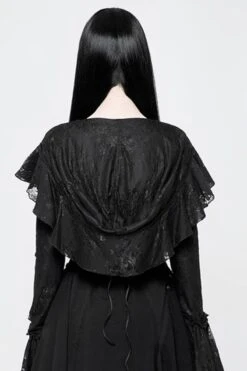 Gothic Gypsy Lace Bolero, Xl -Vintage Veil Clothing Store WY 886XDFGothicGypsyLaceBolero4